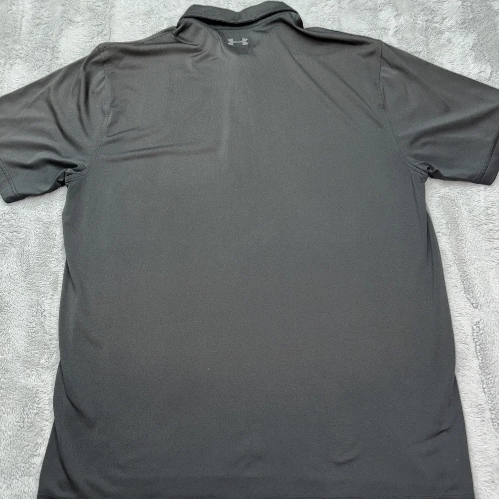 Under Armour Shirt Men's XL Playoff Polo Golf Short Sleeve Black - Picture 5 of 7